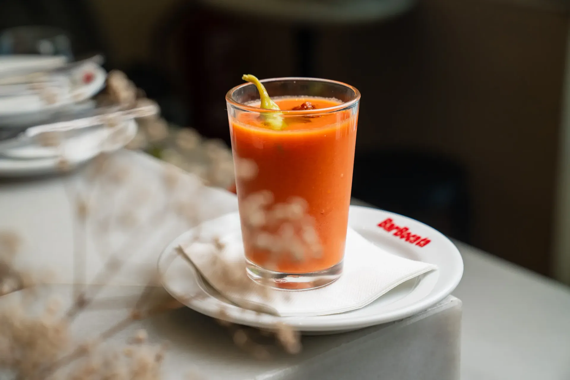 Vaso de gazpacho